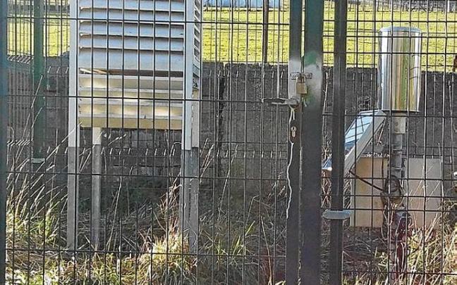 La estación meteorológica de Legazpi.