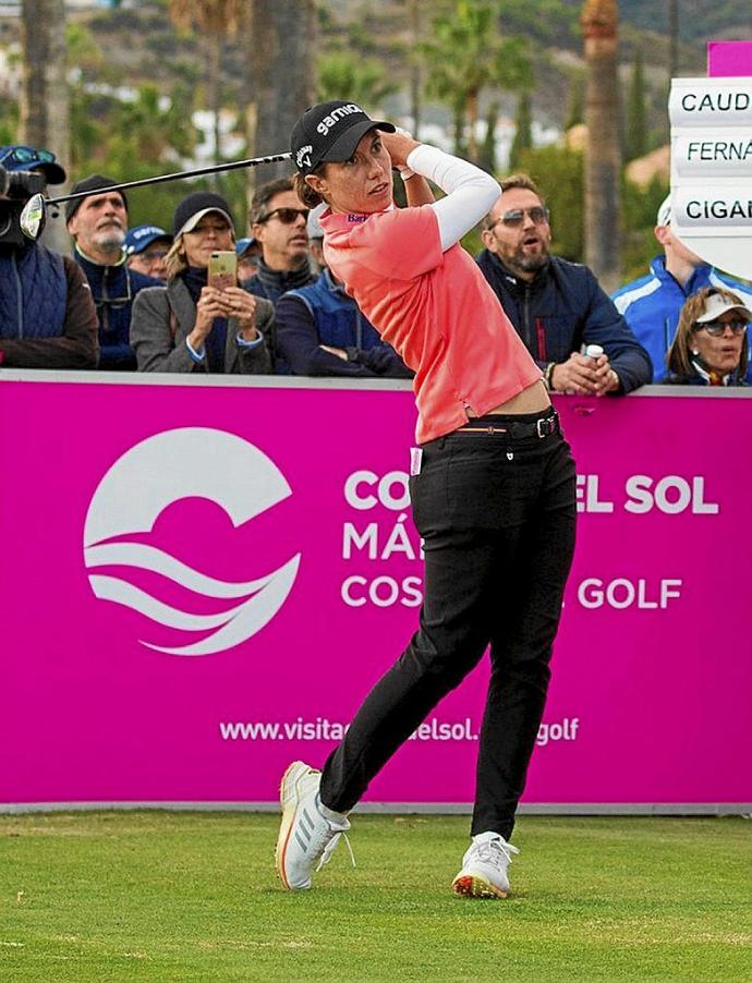 Carlota Ciganda en el Open de España celebrado en Marbella. Foto: Real Federación Española de Golf