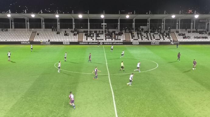 Partido entre el Real Unión y el Extremadura.