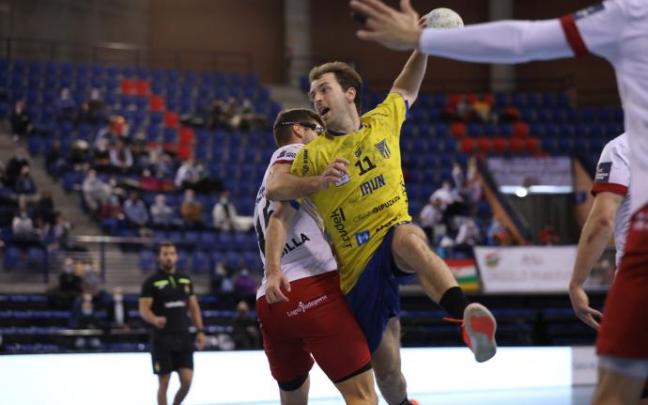 Kauldi Odriozola, en el duelo frente al Logroño. Kauldi Odriozola, en el duelo frente al Logroño.