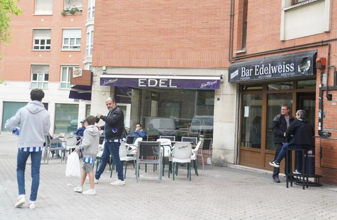 Exterior del Edelweiss, a media tarde de este viernes.