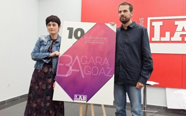 Igor Arroyo, con Garbiñe Aranburu