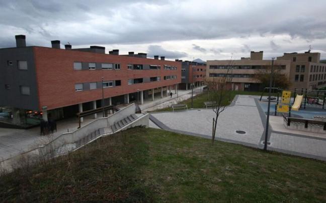 Zona de Sarriguren en la que han asaltado varios comercios en los &uacute;ltimos meses.