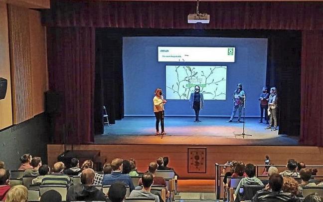 Momento de uno de los actos que ha acogida Leitzako Herri Aretoa esta temporada.