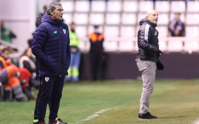 Ernesto Valverde durante el encuentro