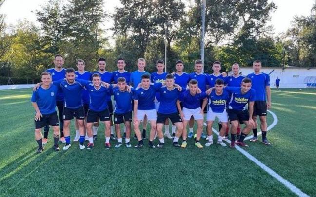 Plantilla Cantolagua, en pretemporada.
