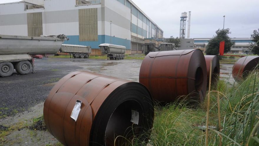 Imagen de archivo de la planta de Arcelor Mittal en Sestao.