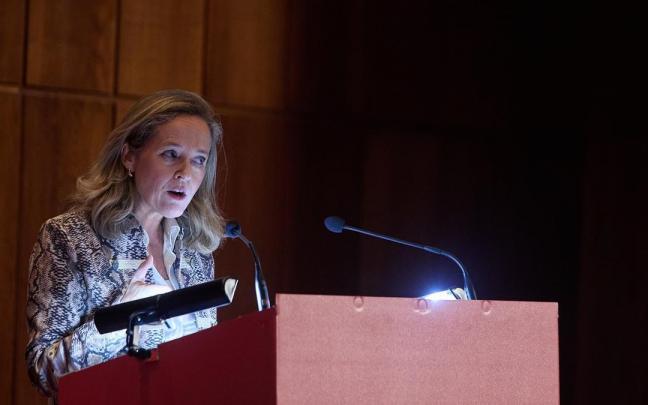 La vicepresidenta de Asuntos Económicos, Nadia Calviño.