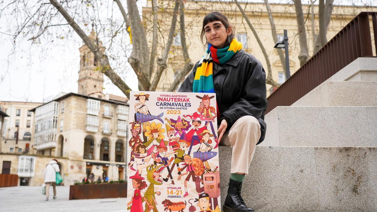 En imágenes: Así es el cartel del Carnaval de Vitoria de 2023.