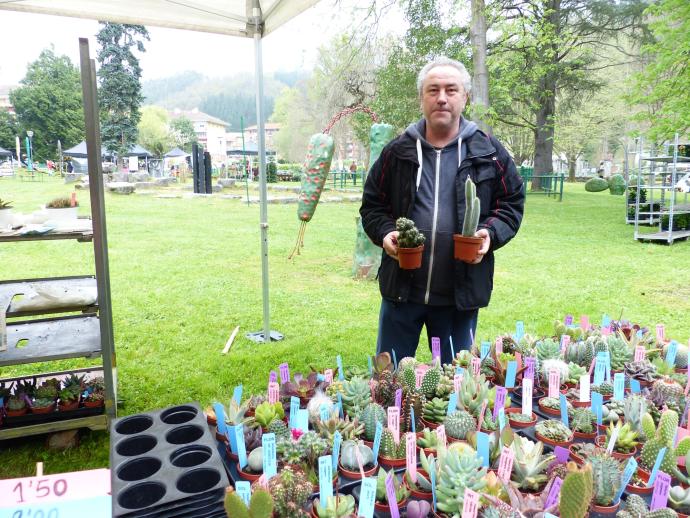 La feria de flores y plantas de Güeñes no se celebra desde antes de la pandemia.