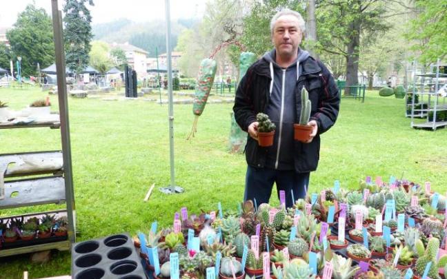 La feria de flores y plantas de Güeñes no se celebra desde antes de la pandemia.