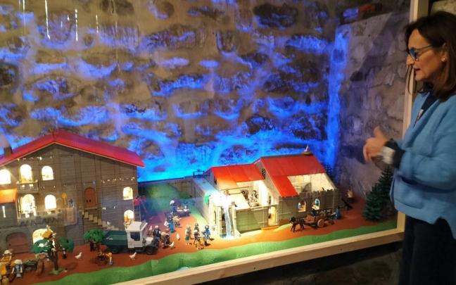 El caserío de los Pérez Ibarrondo incluía en su interior el actual molino y una cuadra.