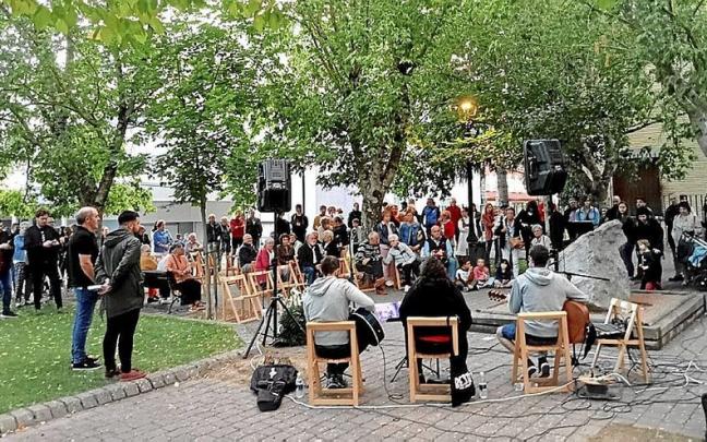 Un mometo del acto con especial recuerdo en este 2022 para Josefina Lamberto, icono de la lucha. | FOTO: CEDIDA Un mometo del acto con especial recuerdo en este 2022 para Josefina Lamberto, icono de la lucha. | FOTO: CEDIDA