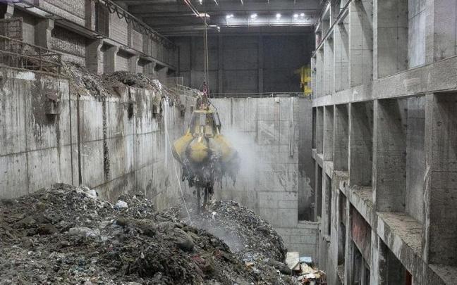 Imagen de archivo del foso de la inicineradora de Zubieta.