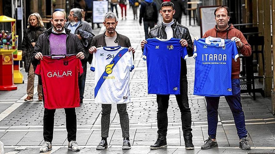 César Monasterio, Javier Pascual, Jaime Sánchez y Pedro Sánchez. | FOTO: IBAN AGUINAGA