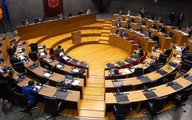 Pleno del Parlamento de Navarra.