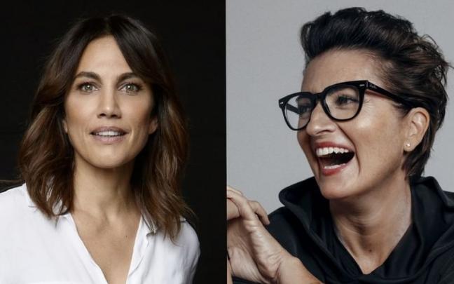 Toni Acosta y Silvia Abril.