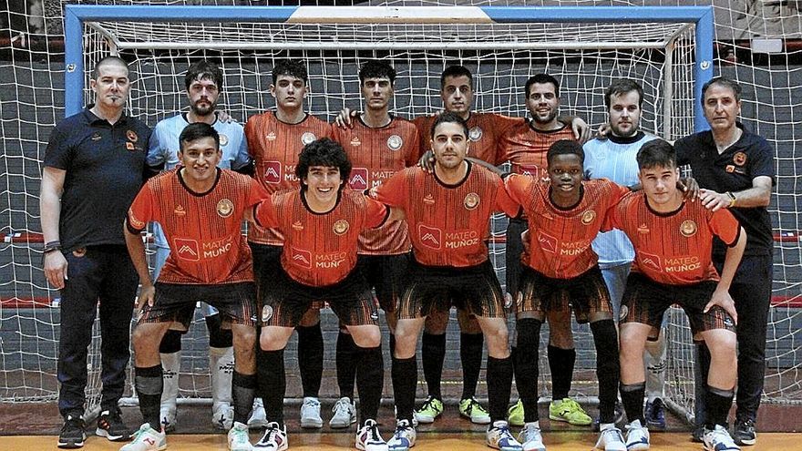 El equipo del Mateo Muñoz Ribera Navarra, ascendido a Segunda B.