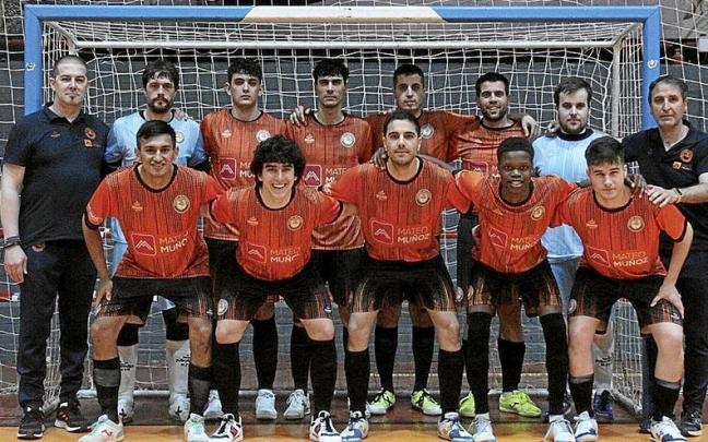 El equipo del Mateo Muñoz Ribera Navarra, ascendido a Segunda B.