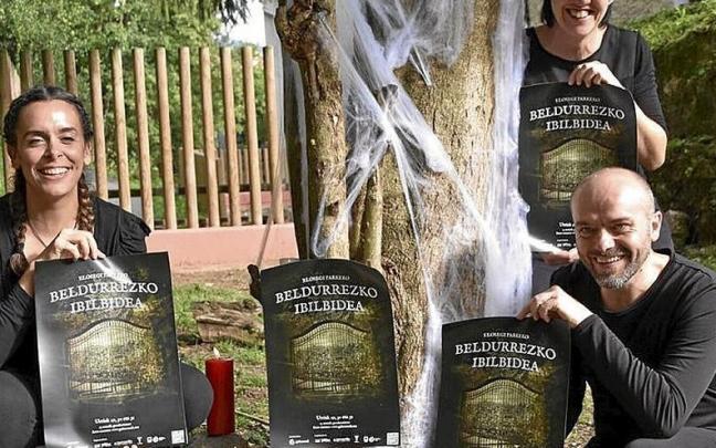 Ekimenaren antolatzaileak aurkezpenean. | ARGAZKIA: GALTZAUNDI