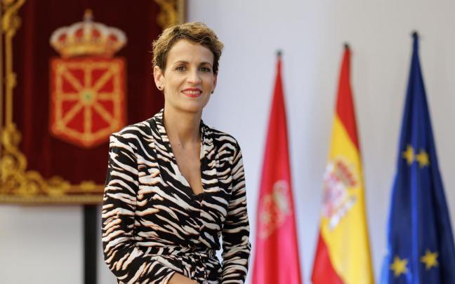 Mensaje de fin de año de María Chivite