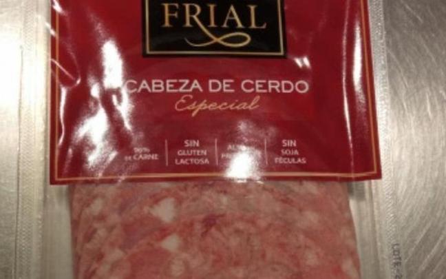 Detectan listeria en un lote del producto 'Cabeza de cerdo Especial' de la marca Frial.