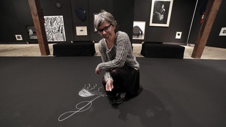 Alexandra Baurès, comisaria de arte contemporáneo.