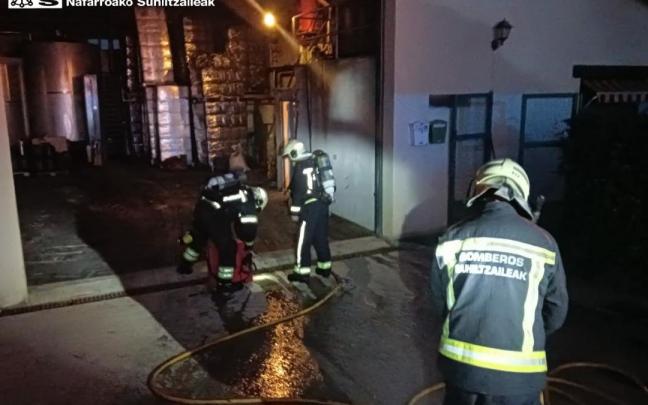 Intervenci&oacute;n de los bomberos