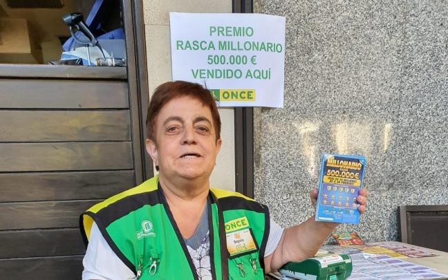 La vendedora de la ONCE Begoña Erviti La vendedora de la ONCE Begoña Erviti