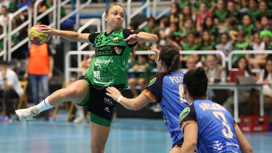 Paula García Locay, en el partido ante el Super Amara Bera Bera.