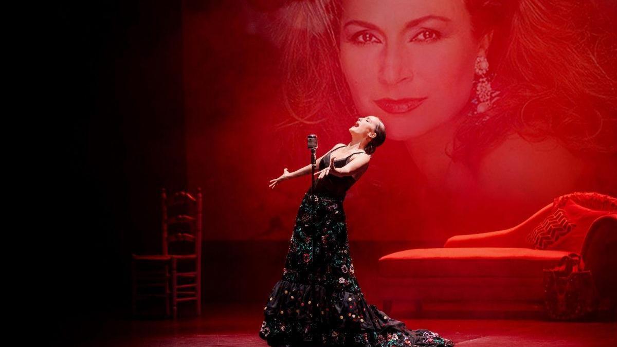 Anabel Dueñas, en una escena del musical.