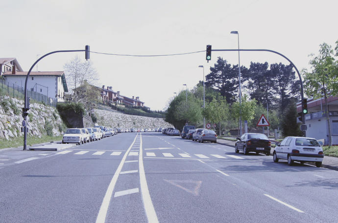 Paseo del Doctor Begiristain, una de las vías que quedará afectada por la suspensión.