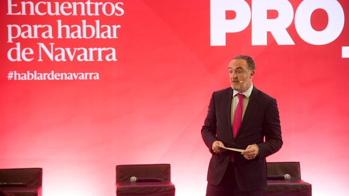 Esparza presenta el progama de UPN para la sanidad navarra