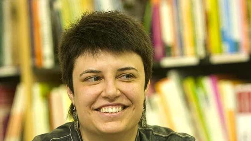 La escritora altsasuarra Castillo Suárez.