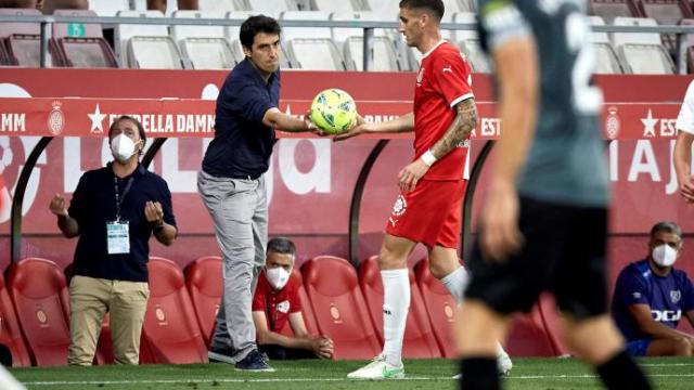 Andoni Iraola, durante el partido de Copa que enfrentó a Rayo Vallecano y Girona. Andoni Iraola, durante el partido de Copa que enfrentó a Rayo Vallecano y Girona.