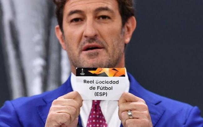 Bola de la Real Sociedad en el sorteo de la Europa League