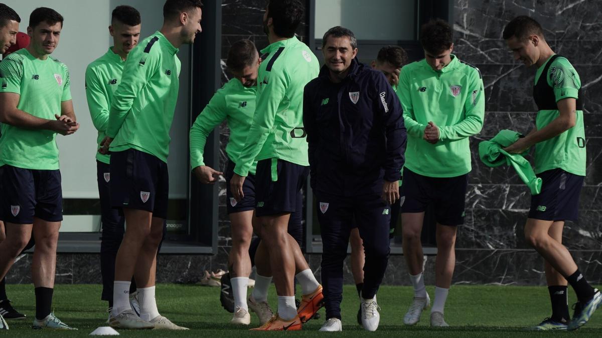 Primer entrenamiento del año en Lezama