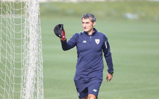 Ernesto Valverde en Lezama
