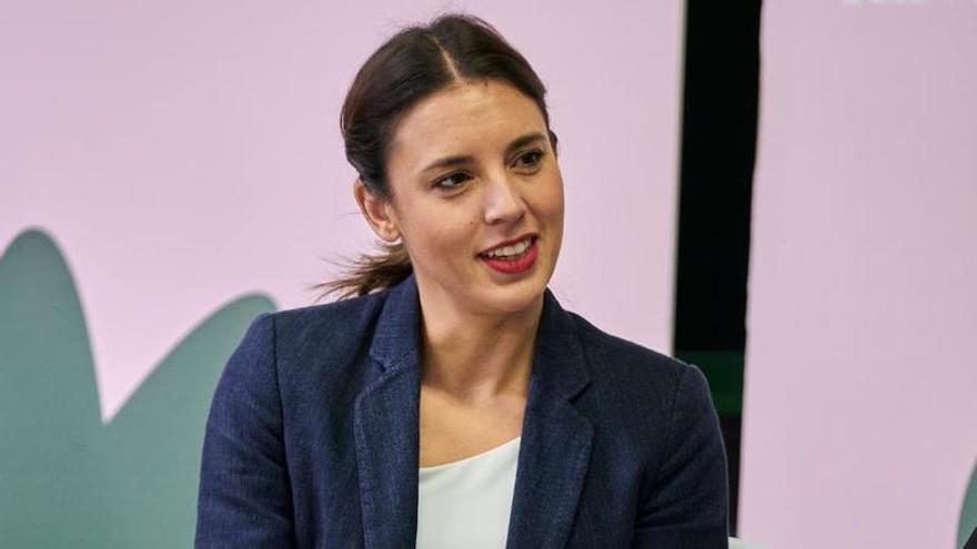 La ministra de Igualdad, Irene Montero.