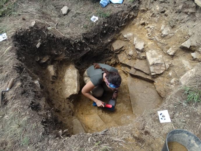 Excavación arqueológica en Celadilla.