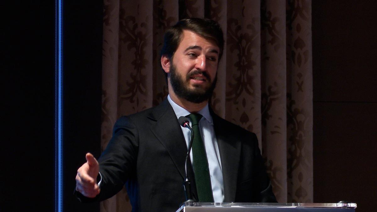 García-Gallardo, durante su intervención.