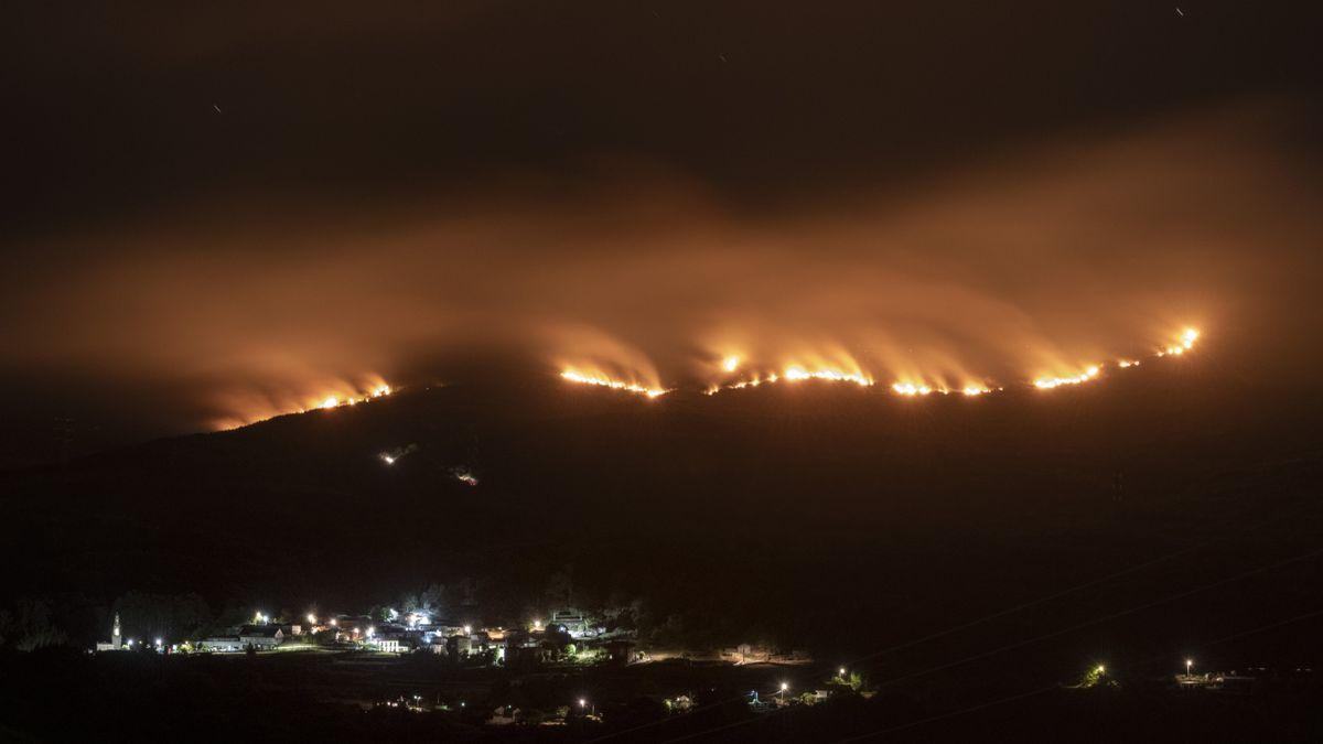 El incendio de Lobeira, en Ourense.