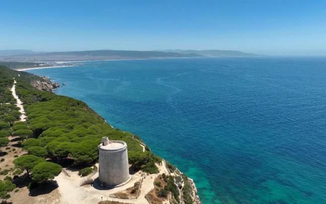 Parque Natural de la Bre&ntilde;a, en Barbate.