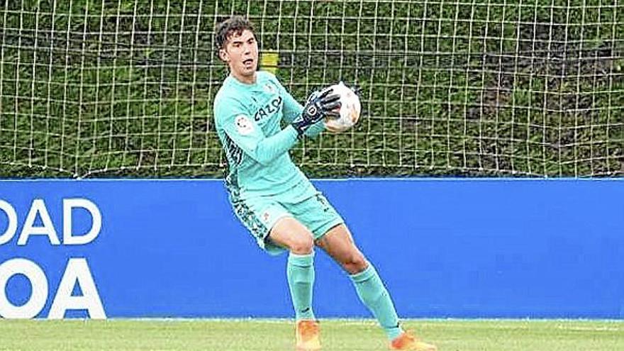 Marrero, durante un partido con el Sanse. | FOTO: R.S.