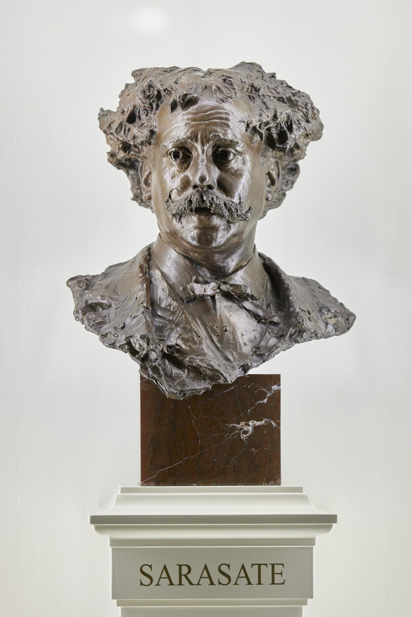 El busto de Sarasate.