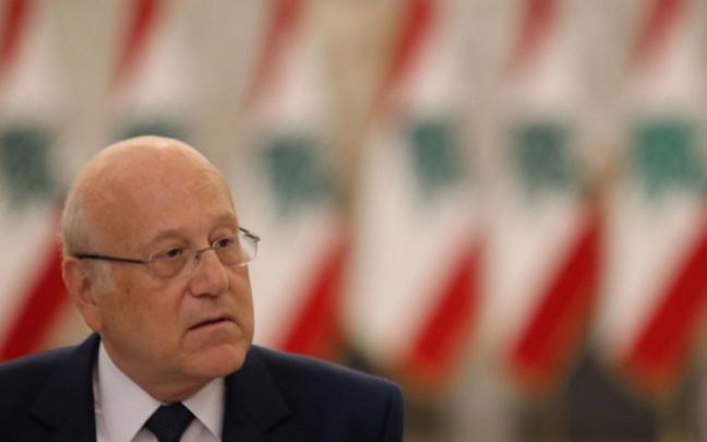 El primer ministro libanés, Nayib Mikati. El primer ministro libanés, Nayib Mikati.