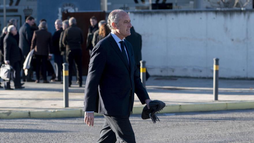El expresidente de la Comunidad Valenciana Francisco Camps a su llegada la semana pasada al juicio por el contrato de Fitur a la trama 'Gürtel.