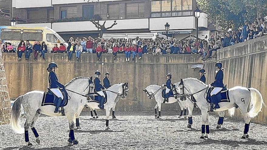 Carrusel de doma con el grupo de Amigos del Arte Ecuestre Adelae.