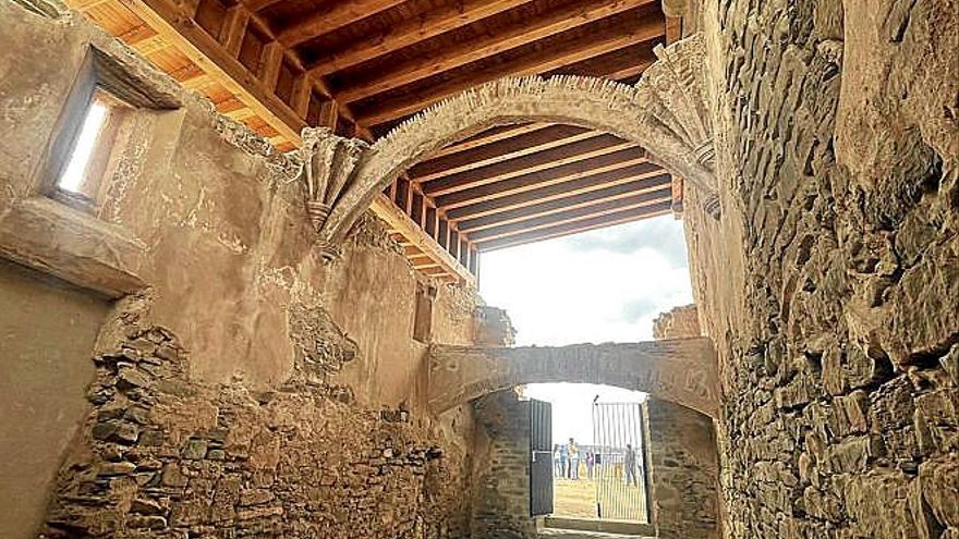 La capilla resguardada, obras de la segunda fase.