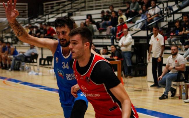 Urdiáin, en un partido anterior de Enerparking Basket Navarra